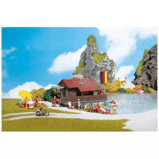 FALLER boathouse 130284 - HO 1/87