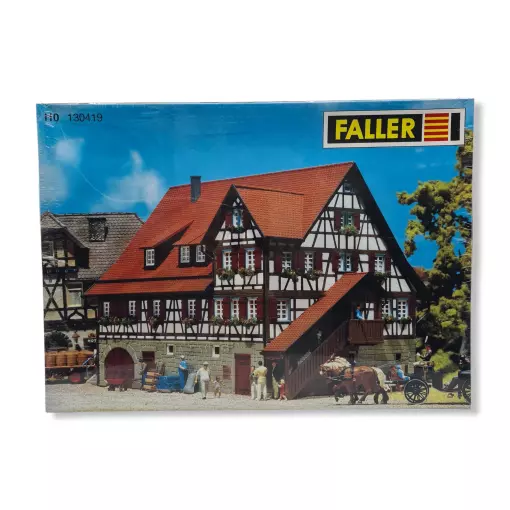 Casa de entramado de madera "Mäulesmühle" Faller 130419 - HO 1/87 - 214 x 157 x 140 mm