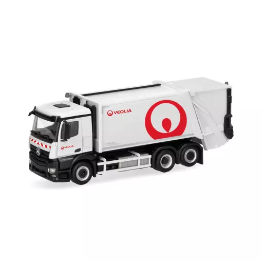 Véhicule de collecte des ordures ménagères VEOLIA - Herpa 319102 - HO 1/87
