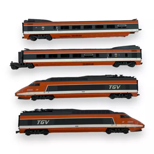 Coffret TGV Sud-Est 1981 - Jouef HJ2425 - HO 1/87 - SNCF - Ep IV - 2R - Analogique