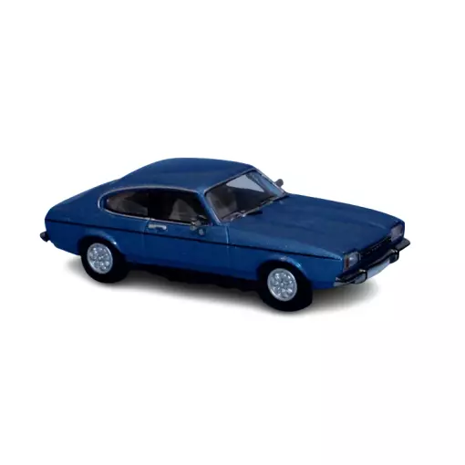 Véhicule Ford Capri Mark II - Bleu - PCX87 0646 - HO : 1/87