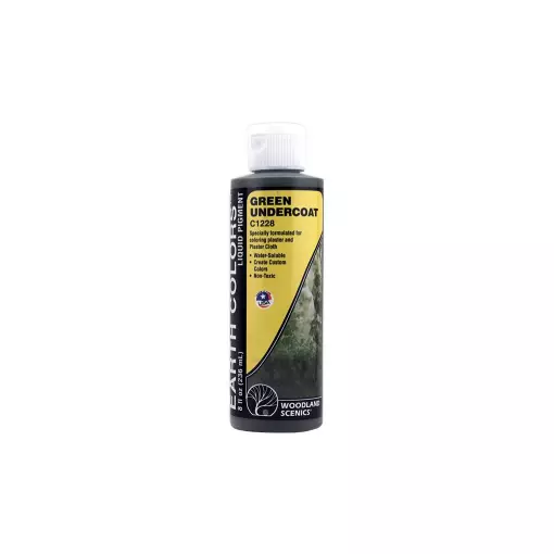 Peinture à décor verte - Woodland Scenics C1228 - Toutes échelles - 236 mL