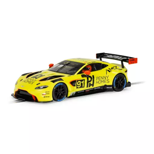 Voiture Analogique Aston Martin GT3 Vantage Penny Homes Racing Ronan Murphy - SCALEXTRIC 4446 - 1/32 - Super Slot