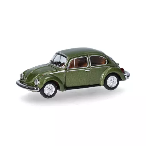 Volkswagen (VW) Coccinelle 1303, vert métallisé - Herpa 430982-002 - HO 1/87