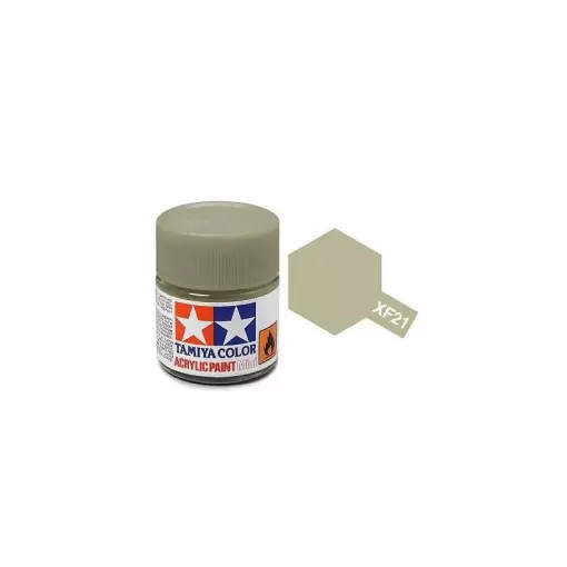 Peinture acrylique en pot - Ciel (vert/gris) MAT XF21 - TAMIYA 81721 - 10 mL