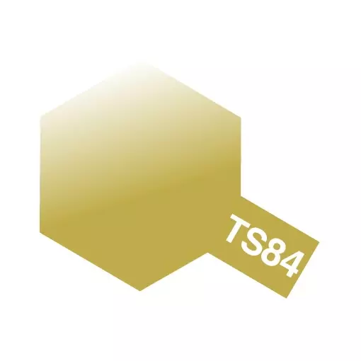 Spray de peinture or métallique brillant TS84 100ml - Tamiya 85084