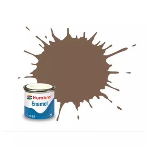 Terre Foncée Matte Cellulose Paint N°29 - Humbrol AA0312 - 14 mL