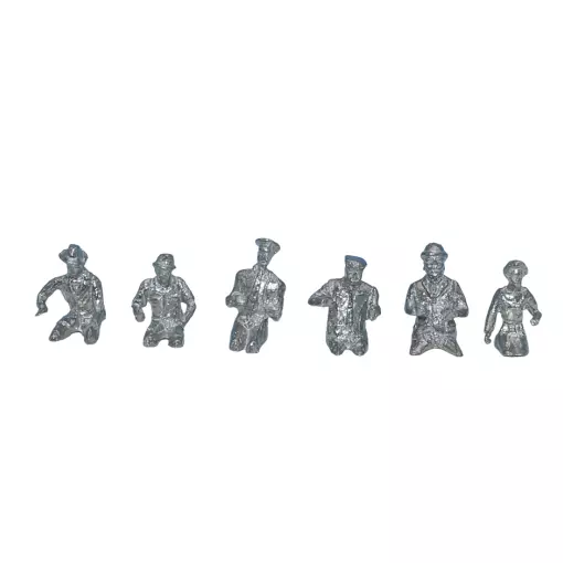 6 conductors to be painted (white metal) SAI 0381 - HO 1/87