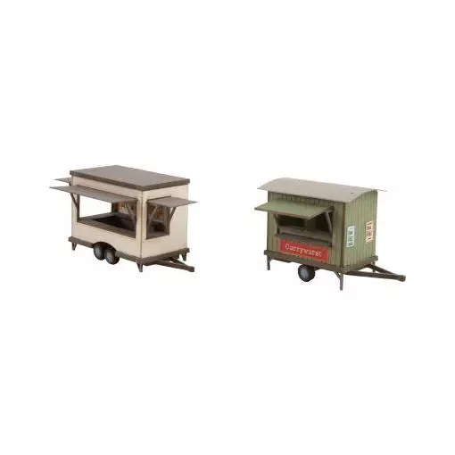 Lot de 2 stands de restauration - NOCH 14396 - HO 1/87 