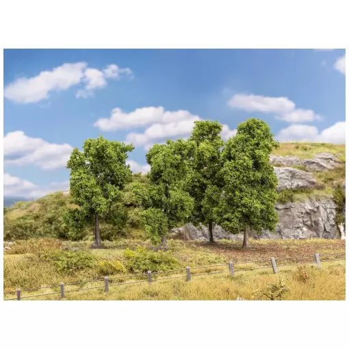 4 arbres à feuilles caduques Faller 181575 - HO 1/87 - 90 et 110 mm