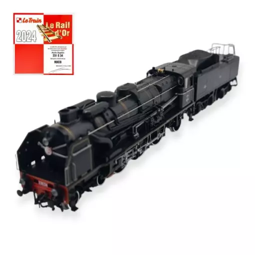 Locomotive à vapeur 231 E 34 - Roco 70039 - HO 1/87 - SNCF - Ep III - Analogique - 2R