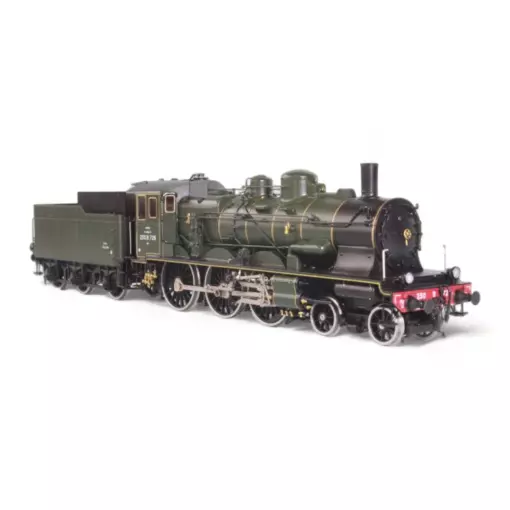 Steam locomotive 2-230 B N°729 - Fulgurex 2280/5S - HO 1/87 - SNCF - Ep III - 2R