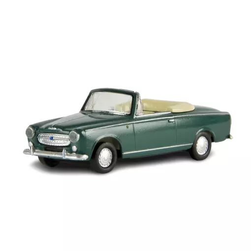 Peugeot 403 cabriolet groen - SAI/BREKINA 2532 - HO: 1/87