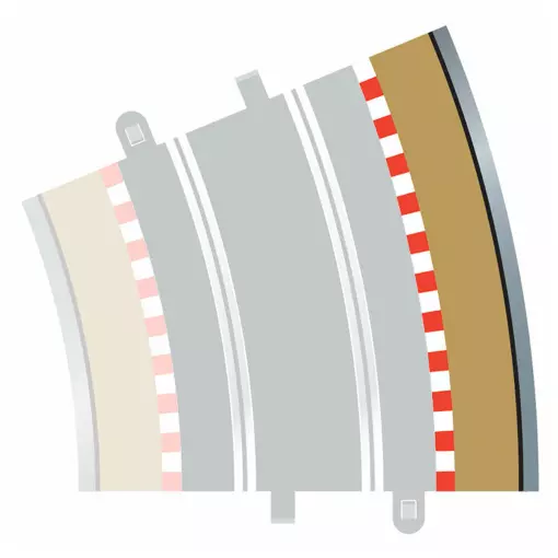 Gebogene Spur - Scalextric - C8238 - Maßstab 1/32