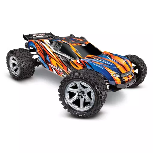 Stadium Truck - Rustler 4x4 brushless VXL RTR - Traxxas 67076-4-ORNG - 1/10