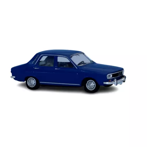 Voiture Renault 12 TL livrée bleue - SAI 2222 BREKINA 14519 - HO : 1/87