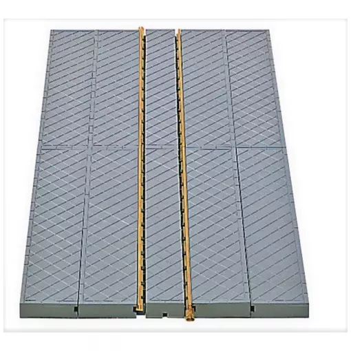 Box of 12 Platforms for Railway Platforms in grey LGB 50340 - G : 1/22.5 - 300 mm