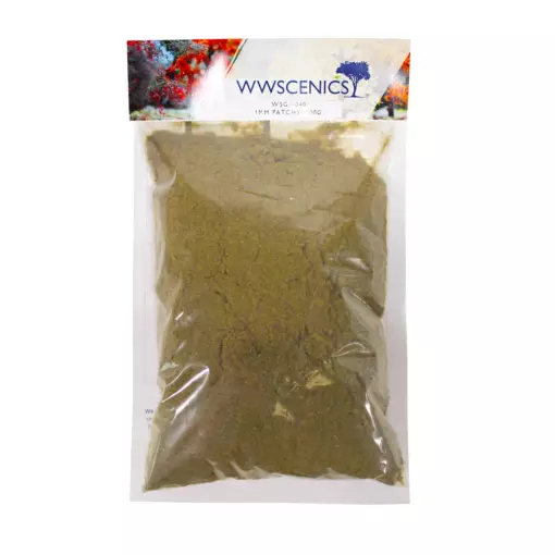 Gazon statique 1 mm Patchy 100 g - wwscenics WSG1040