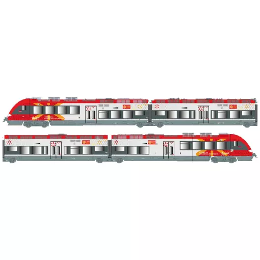 Rame automotrice AGC Z 27601/27602 - Ls Models 10092 - HO 1/87 - SNCF - EP V / VI