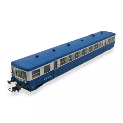 Rimorchio XR-8285 modernizzato blu "DIJON" REE MODELES VB448AC - SNCF - HO 1/87