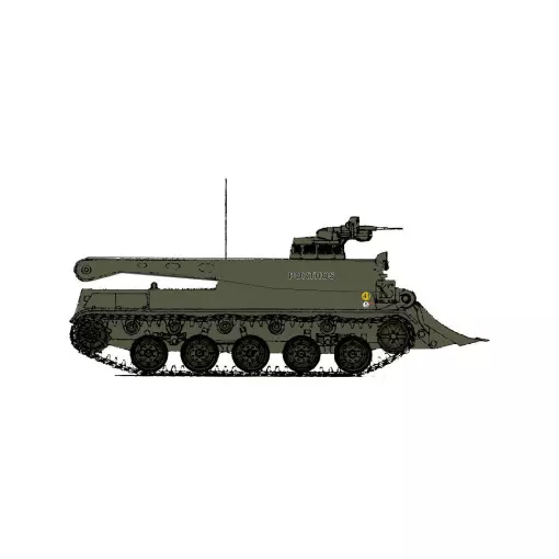 Char AMX 30D Dépanneur 1DB - REE AB023 - HO 1/87 - EP IV