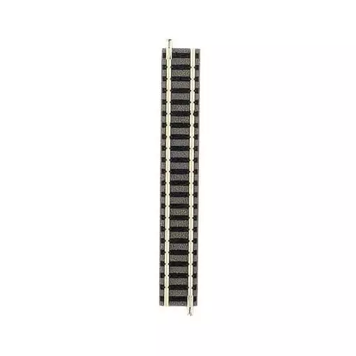 Rail droit avec ballast - 111 mm Fleischmann 9101 - N : 1/160 - Code 80