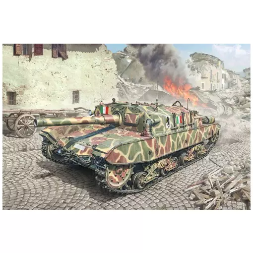 Char 1/35 Semovente M43 da 105/25  - ITALERI 6751 - 1/35