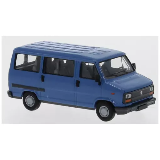 Minibús Peugeot J5 azul SAI 7160 - HO 1/87