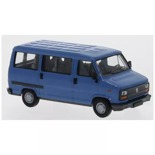 Véhicule Peugeot J5 Minibus livrée bleue SAI 7160 - HO 1/87