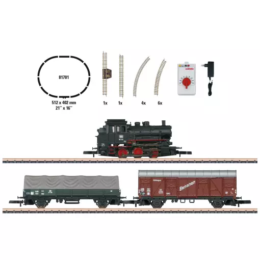 Marklin 81701 - Z 1/220 - EP III / V "Tren de mercancías" Starter Set
