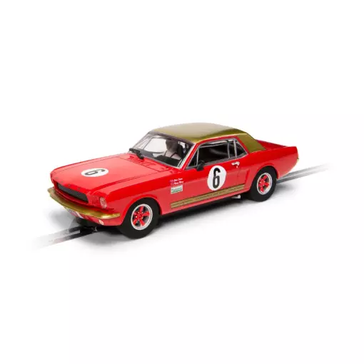 Alan Mann Racing Henry Mann and Steve Soper Ford Mustang Analogue Car - SCALEXTRIC 4339 - 1/32 - Super Slot