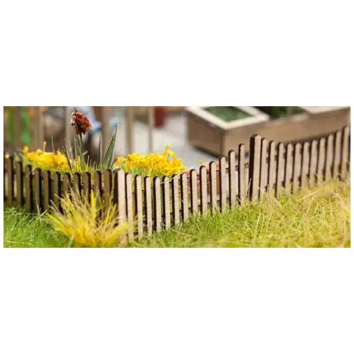 Plank fence NOCH 14230 - HO 1/87 - 420x15mm high