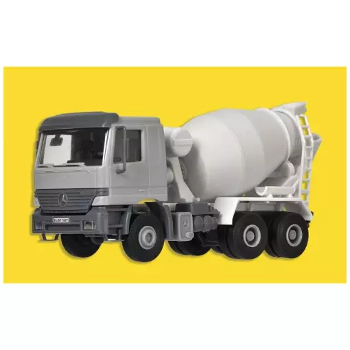 MB Actros 3 assige betonmixer - KIBRI 14062 - HO : 1/87