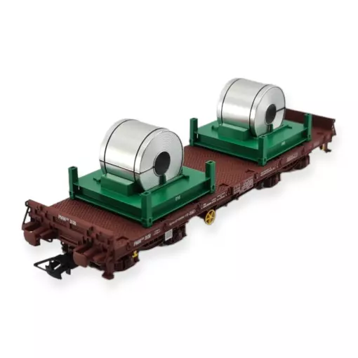Wagon Plateforme & Porte-bobine RMMS ELECTROTREN E5172 RENFE - HO 1/87 - EP V
