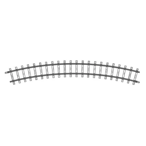 Rail courbe 30°, rayon 330mm - BEMO 4230000