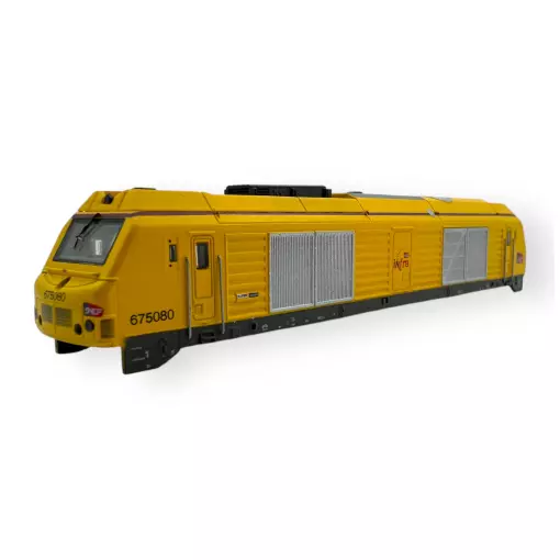 Caisse de locomotive diesel BB 75080 Infra - Rocky rail 675080C - N 1/160 - SNCF - Ep VI