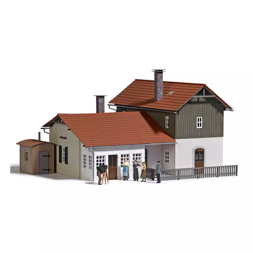 Gare de Rothenstadt avec cabane - Busch 10006 - O 1/43ème