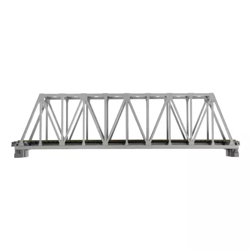 Pont à poutres en treillis droit Unitrack (S248T) gris 248 mm - Kato K20-432 - N 