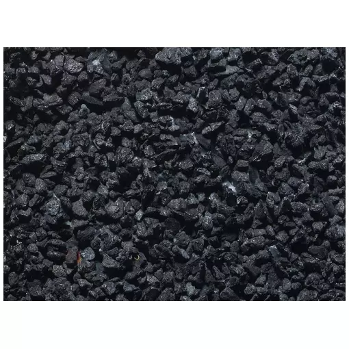 Beutel mit schwarzem Gestein Typ Kohle - Profi NOCH 09203 - HO 1/87 - 100g