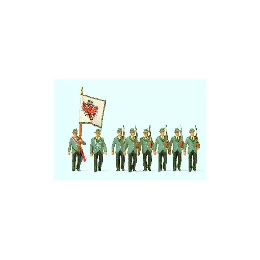Parade of infantrymen