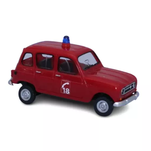 Renault 4 pompiers 18 - SAI 2216 - 1/87