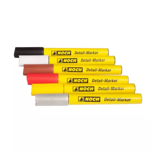 Pack of 6 precision markers Noch 61155 - All scales - Modelling