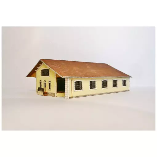 PLM goods hall 5 doors Wood Modelism 202001