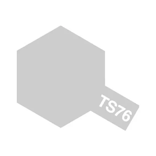 Peinture spray argent clair métal brillant TS76 100ml - Tamiya 85076