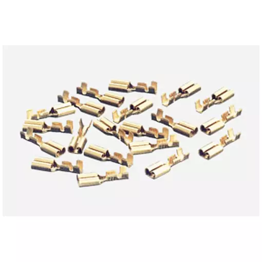 Pack of 20 flat terminals