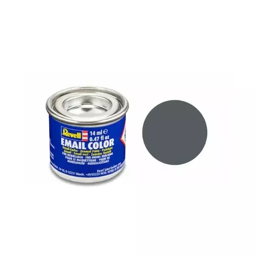 Peinture Émaillée Gris Poussiéreux Mat RAL 7012, 14ml - Revell 32177