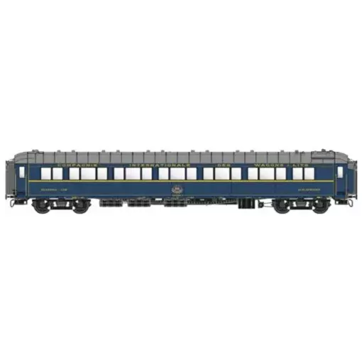 Passenger car CIWL WL ZO blue livery 1968 with monogram n° 61 87 71-47 457-9