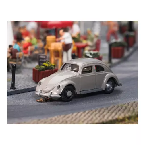 VW Coccinelle, grise - FALLER 161444 - HO 1/87