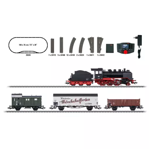 Coffret de départ numérique "Train marchandises de proximité avec BR 24" - Märklin 29249 - HO 1/87 - DB - Ep.III - Digital sound - 2R