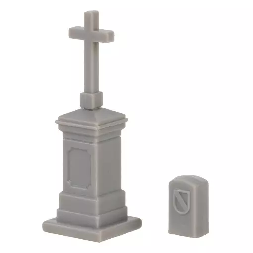 Croix de champ et borne frontière - Faller 180997 - HO 1/87 - Ep I